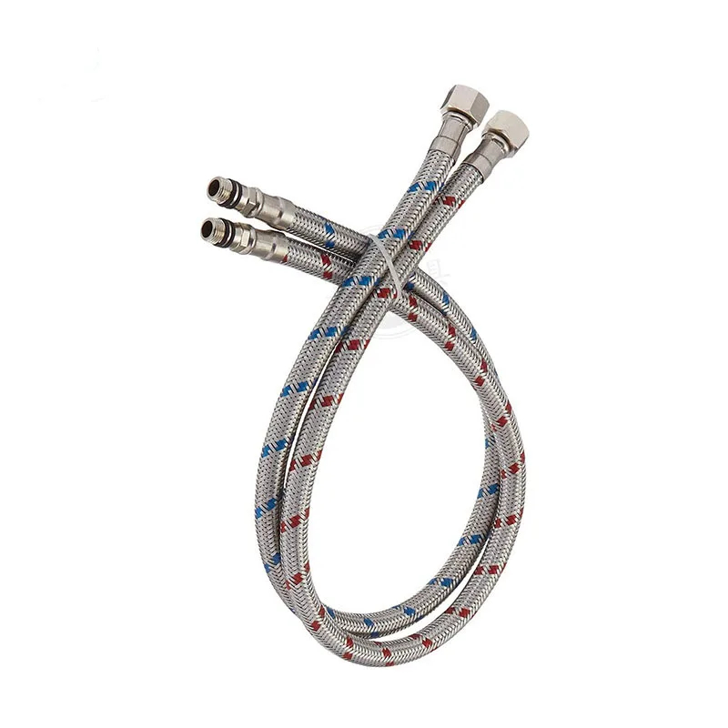 Kitchen Appliances B&Q - 2 Pack 60cm Stainless Steel Hose