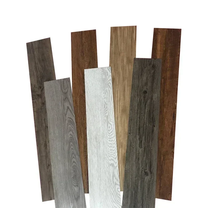 Kitchen Appliances Design - Wood grain floor stickers modern style