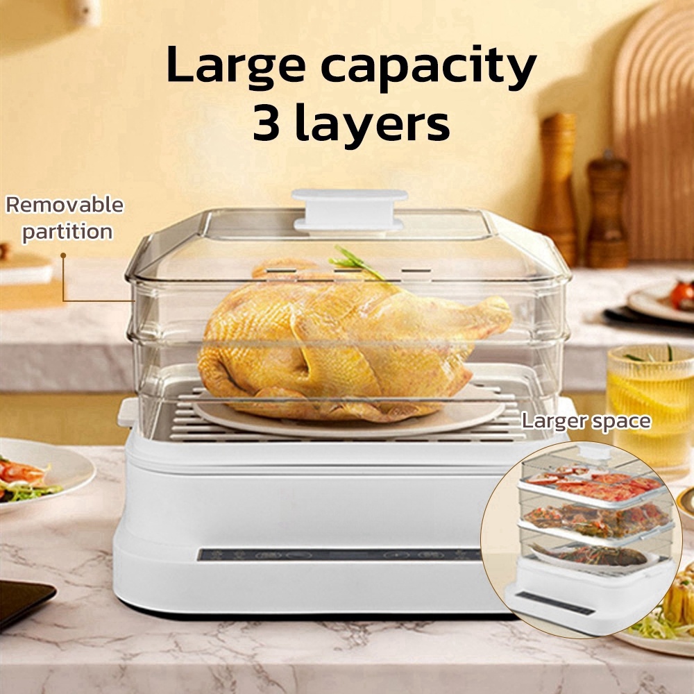 32L Smart Electric Steamer - 3 - Kitchen Appliances Electric review and price