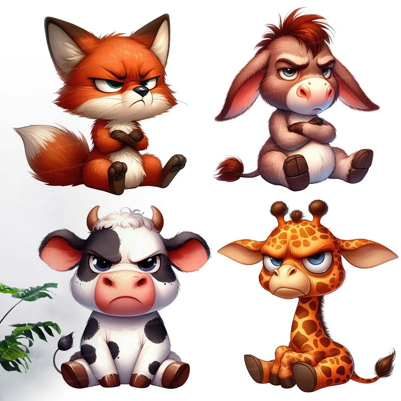 Grumpy Animals Wall Sticker Li - Kitchen Appliances Design review and price