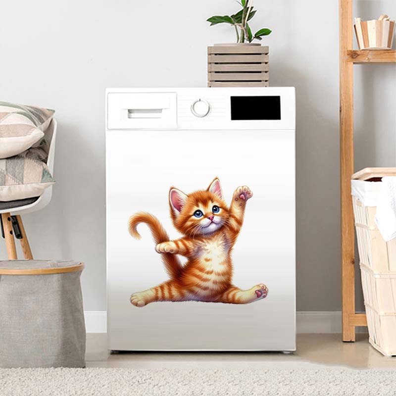 Yoga Cat  Wall Sticker Removab - Kitchen Appliances Design review and price