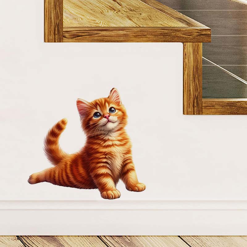 Yoga Cat  Wall Sticker Removab - Kitchen Appliances Design review and price