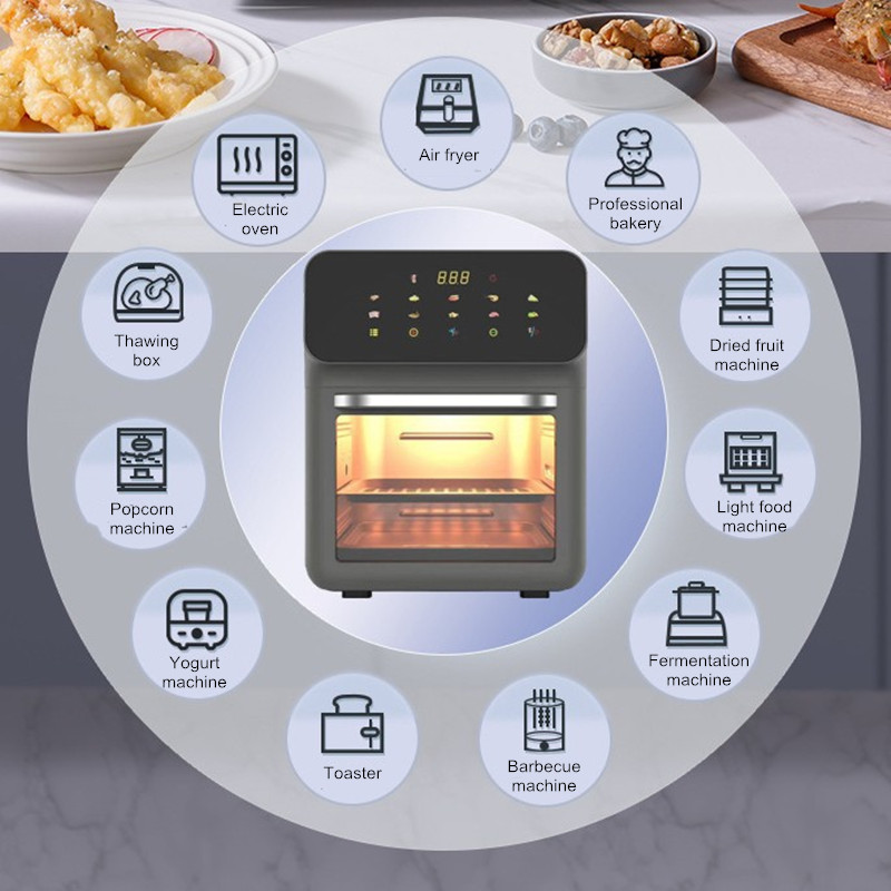 15L Visual Air Fryer with See- - Kitchen Appliances Oven review and price
