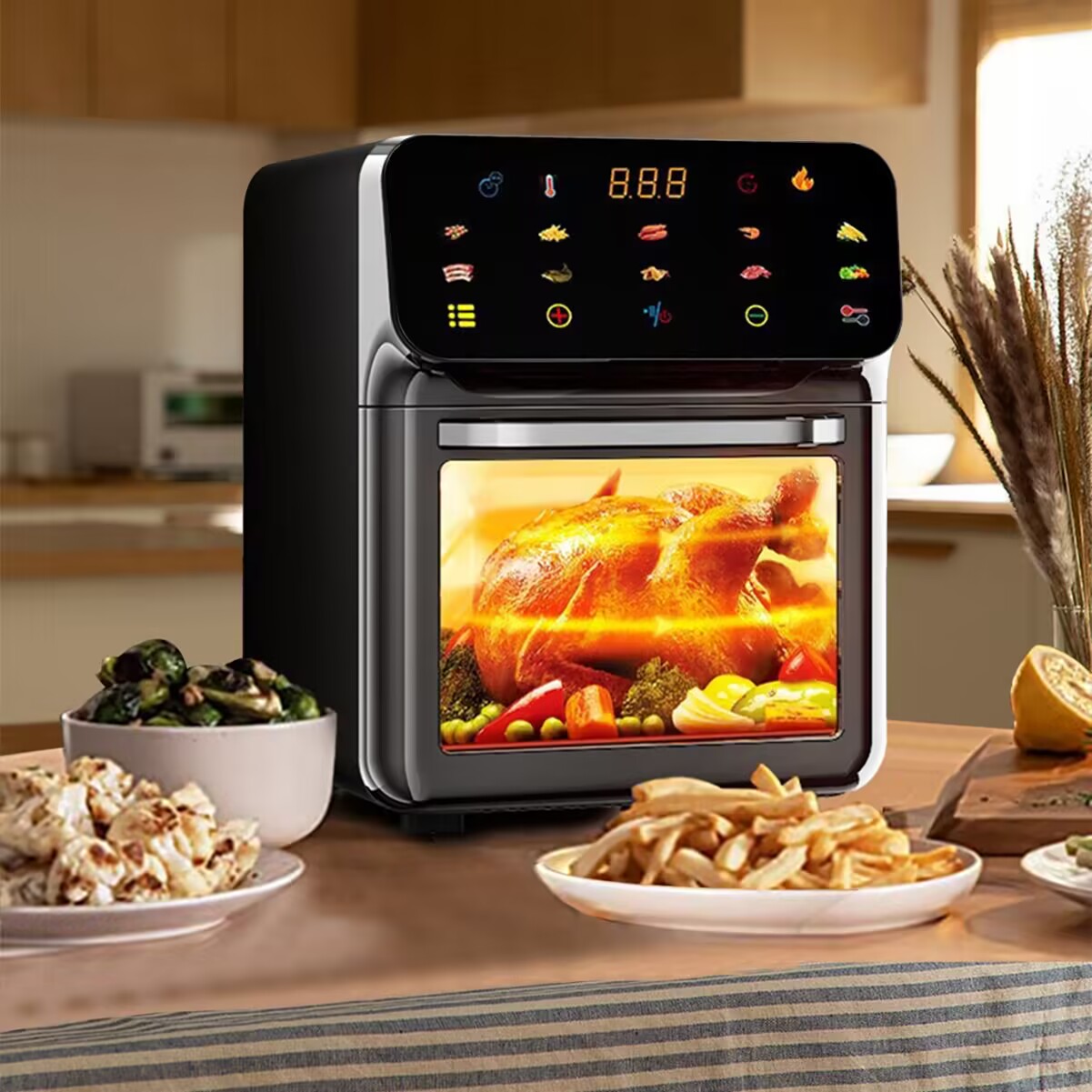 15L Visual Air Fryer with See- - Kitchen Appliances Oven review and price