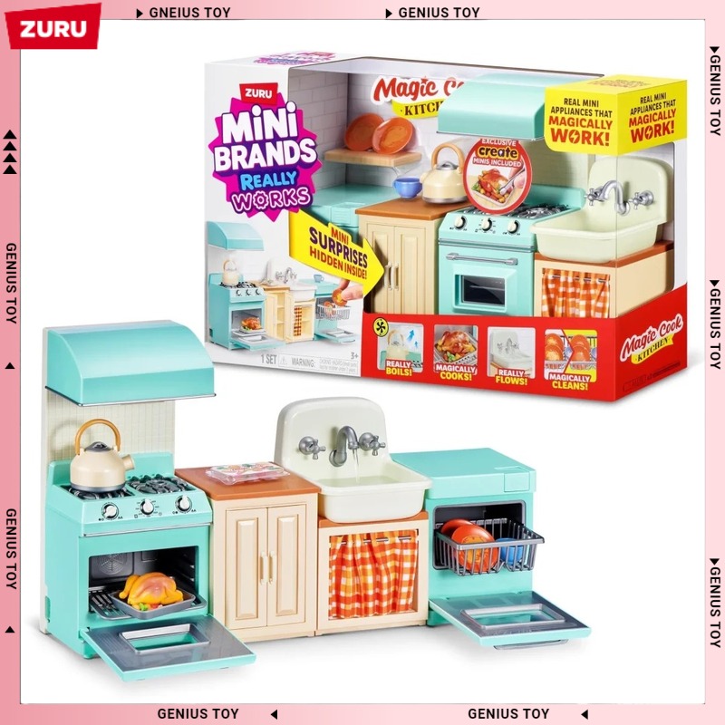 Zuru Mini Brands Magic Cook Ki - Kitchen Appliances Oven review and price