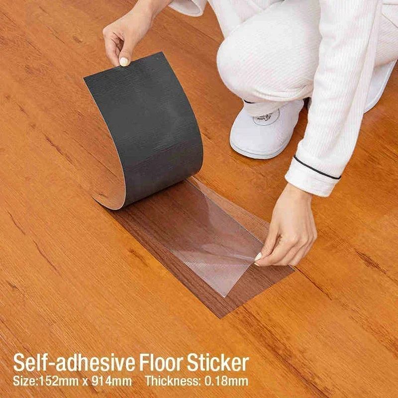Wood grain floor stickers mode - Kitchen Appliances Design review and price