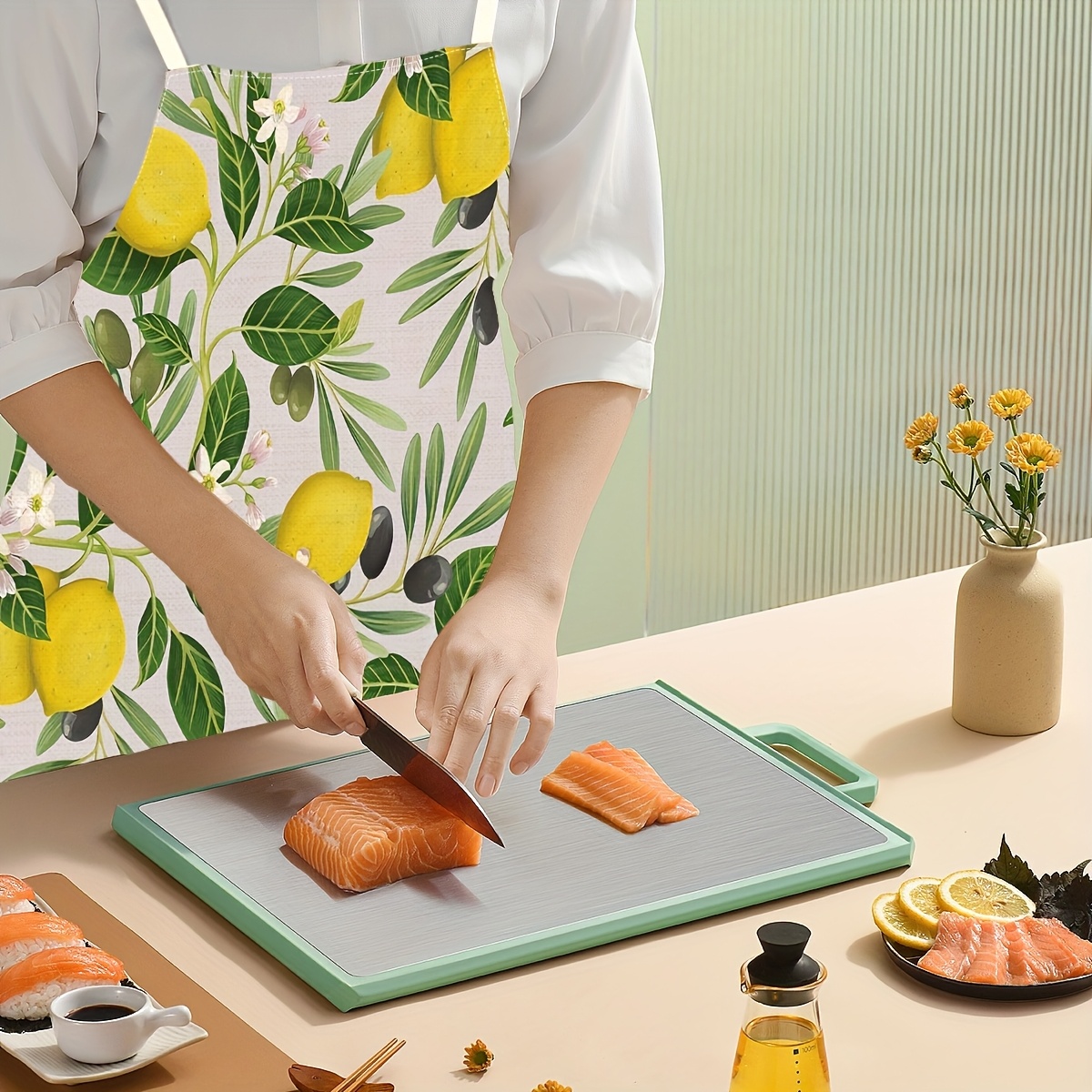 1pc Lemon and White Flower Gre - Kitchen Appliances Hobart review and price